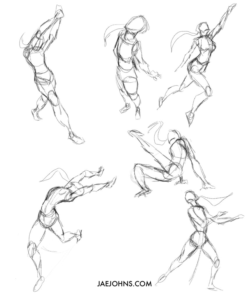 How To Draw Dynamic Poses Step By Step Guide And Tips Jae Johns 7149