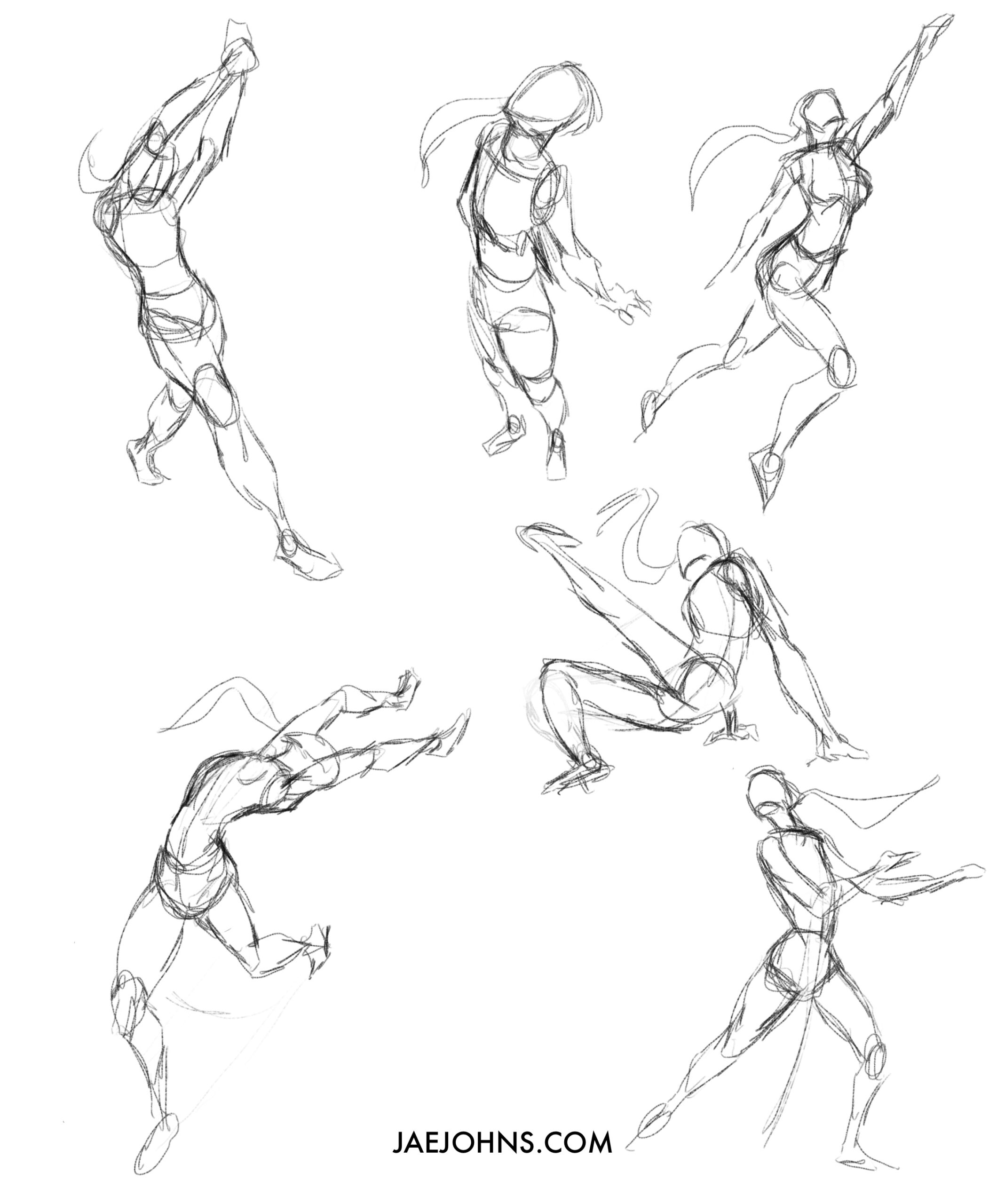 How to Draw Dynamic Poses: Step by Step Guide and Tips - Jae Johns