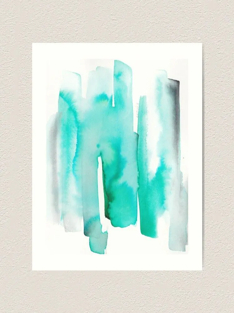 abstract art with watercolors