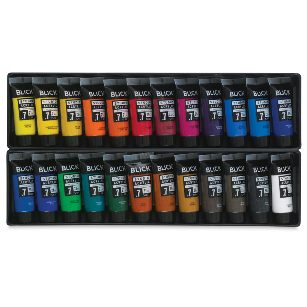 blick studio acrylic paint sets