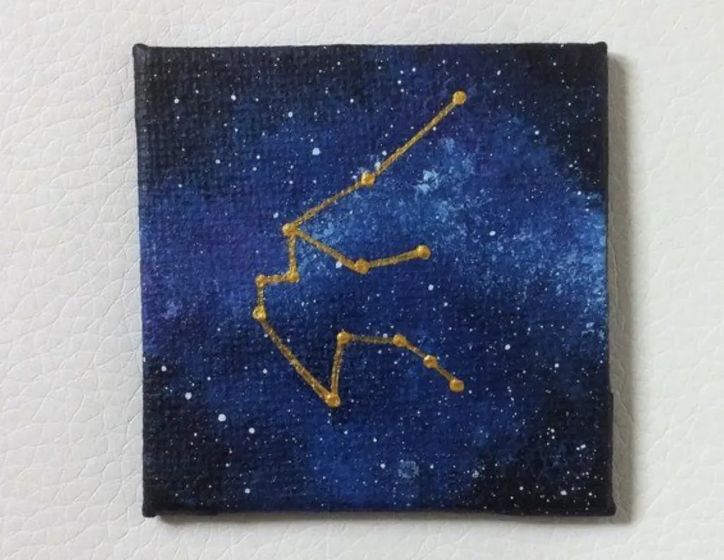 constellation art painting