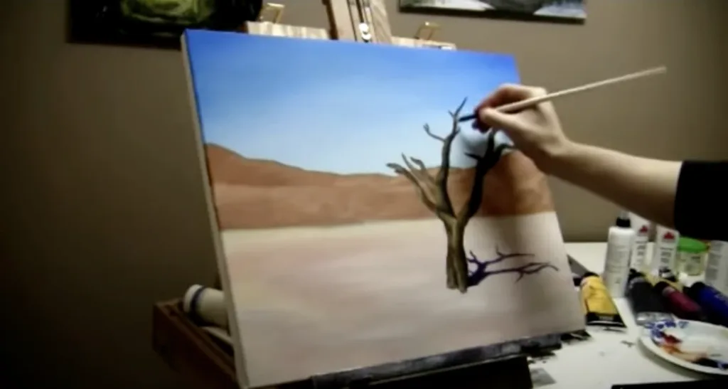 desert tree painting