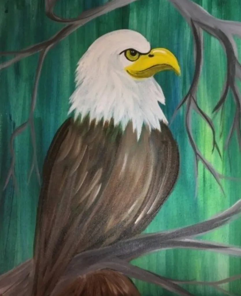 eagle on a branch