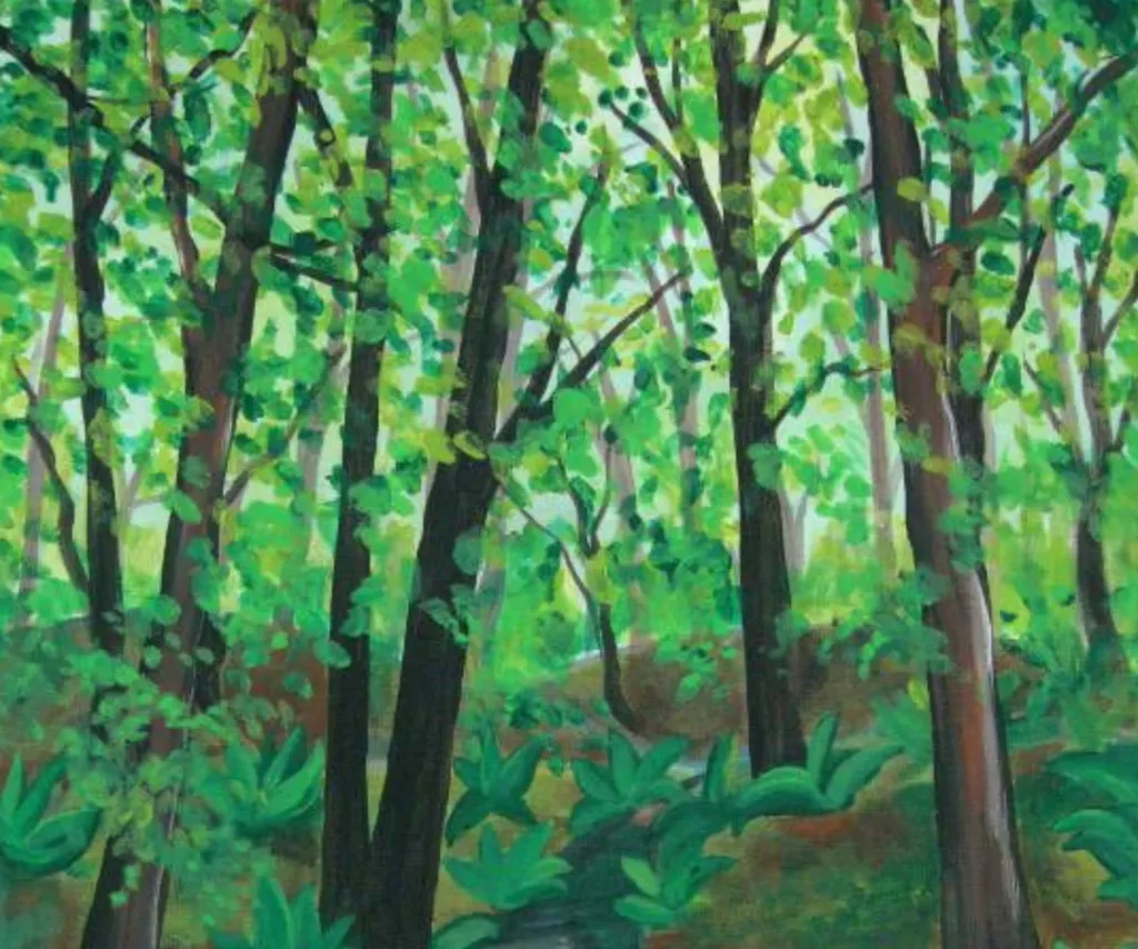 forest painting