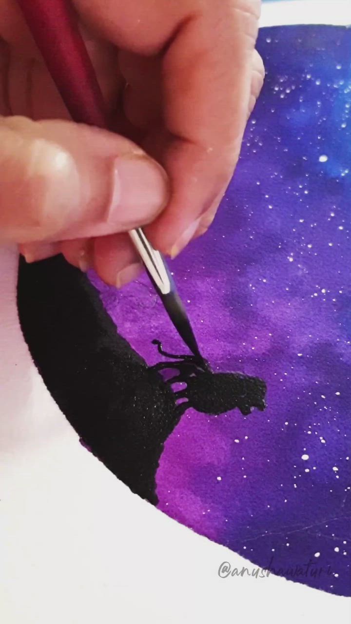 galaxy painting