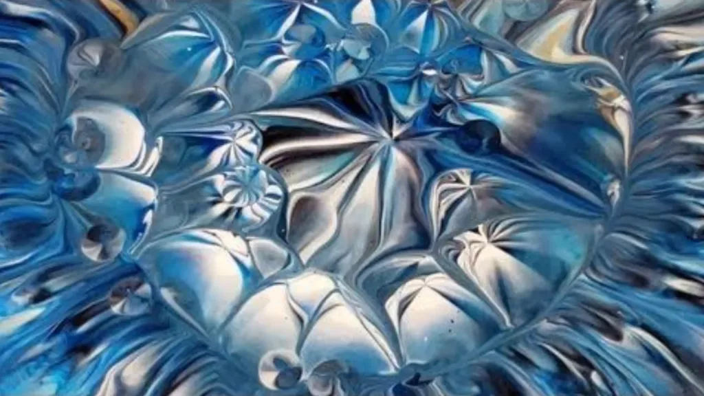 kaleidoscope pouring painting