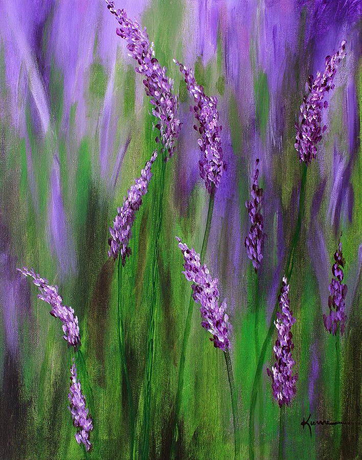 lavendar painting