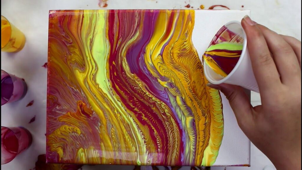 paint using dripping technique