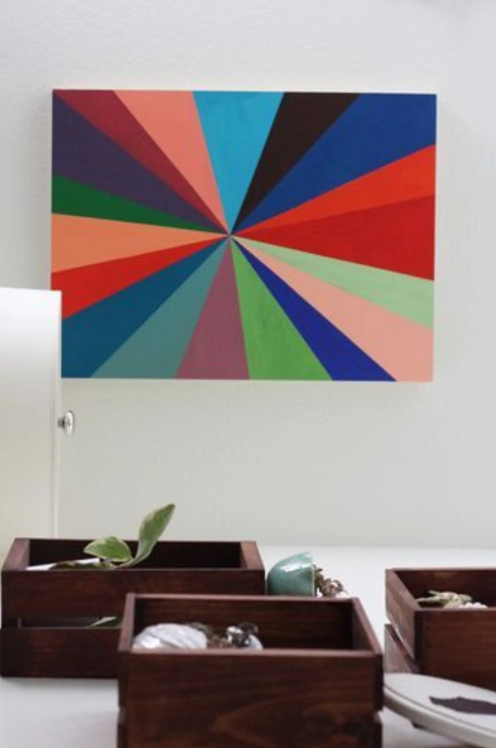 pinwheel style painting