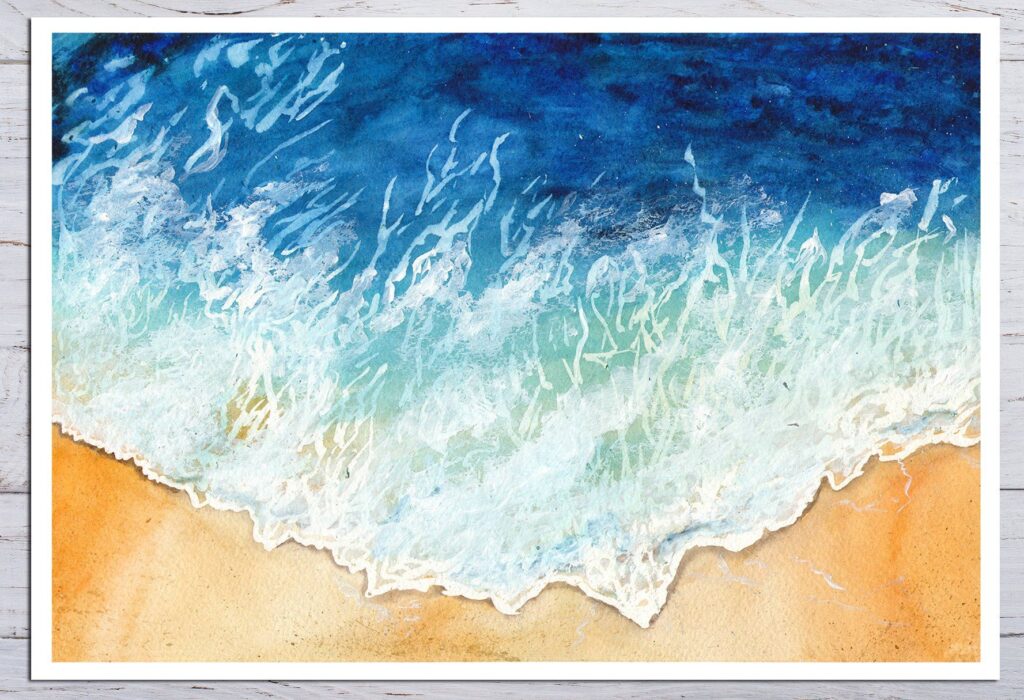 seawaves painting