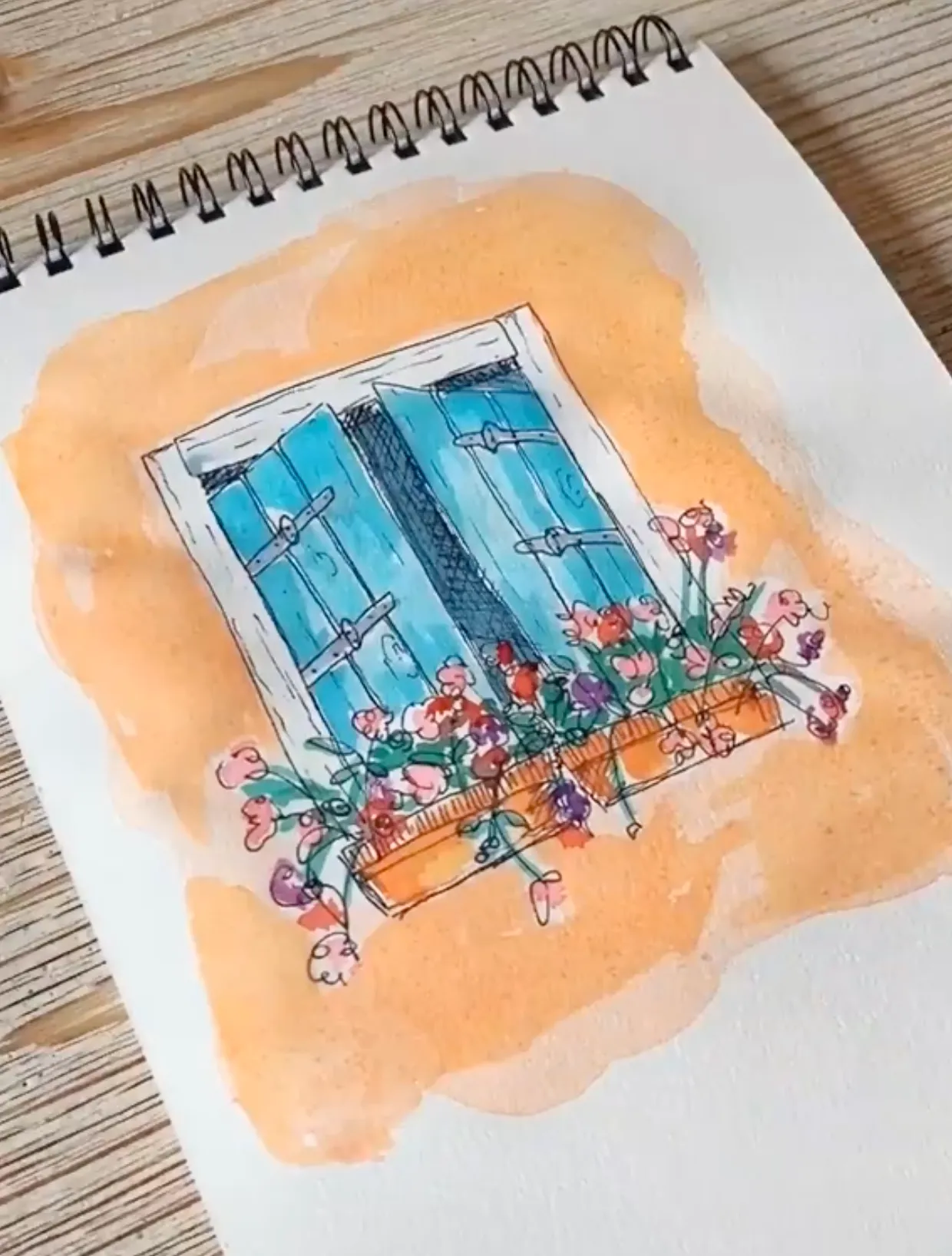 window with flowers