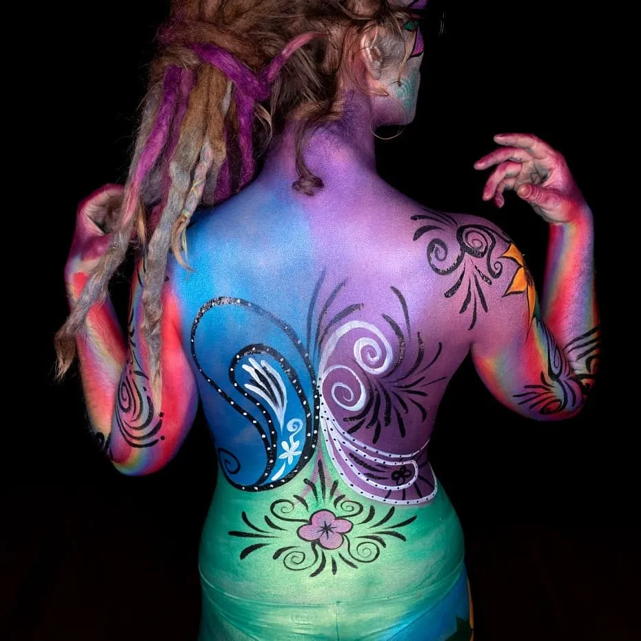 chromatic body paint