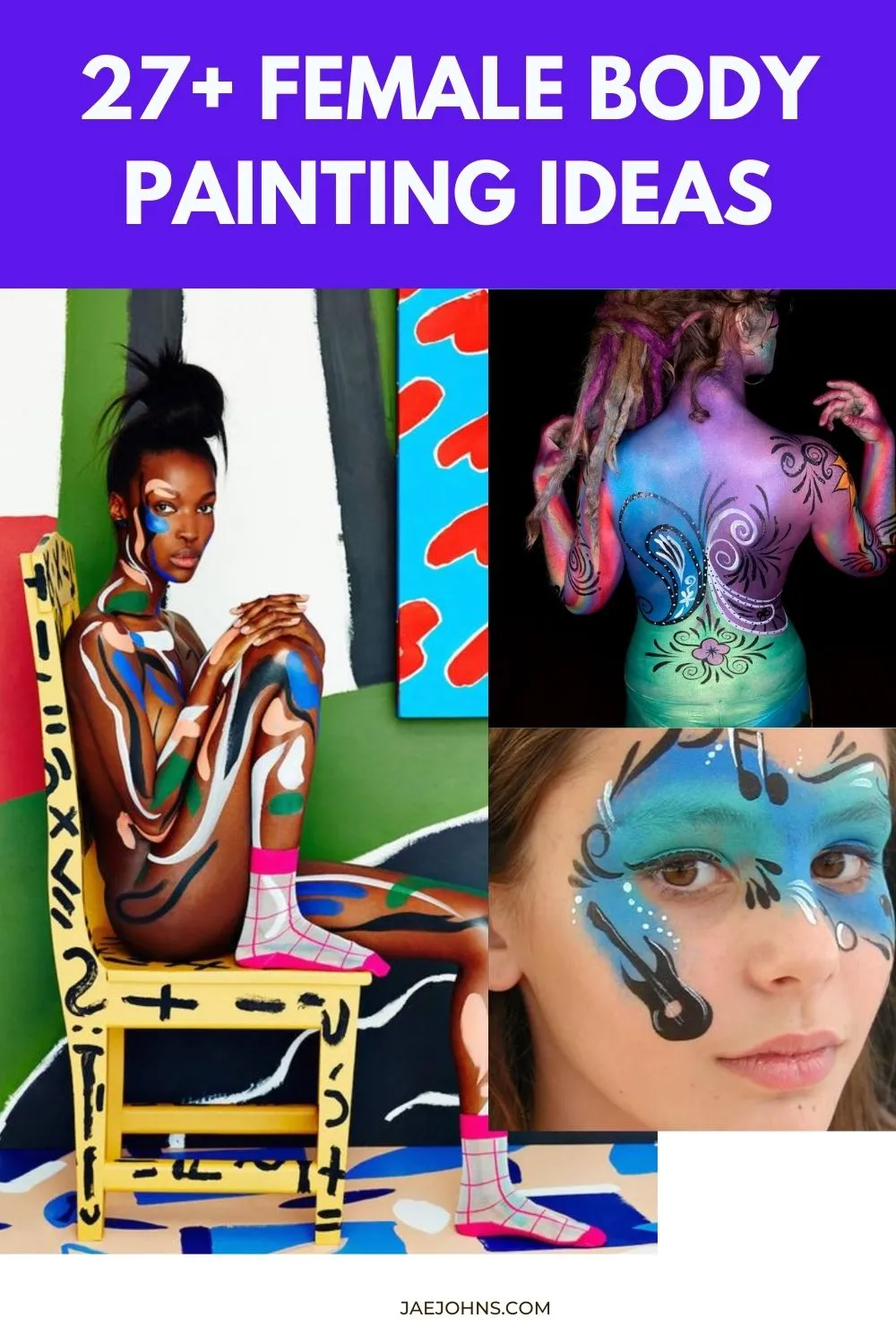 Female Body Painting Video Start To Finish EYONM
