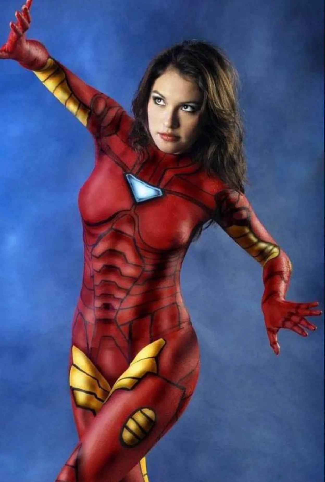 27 Amazing Female Body Painting Ideas With Pictures   Superhero Body Art.webp