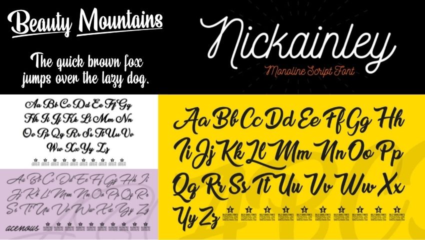 52 Best Cursive Fonts You Can Download for Free