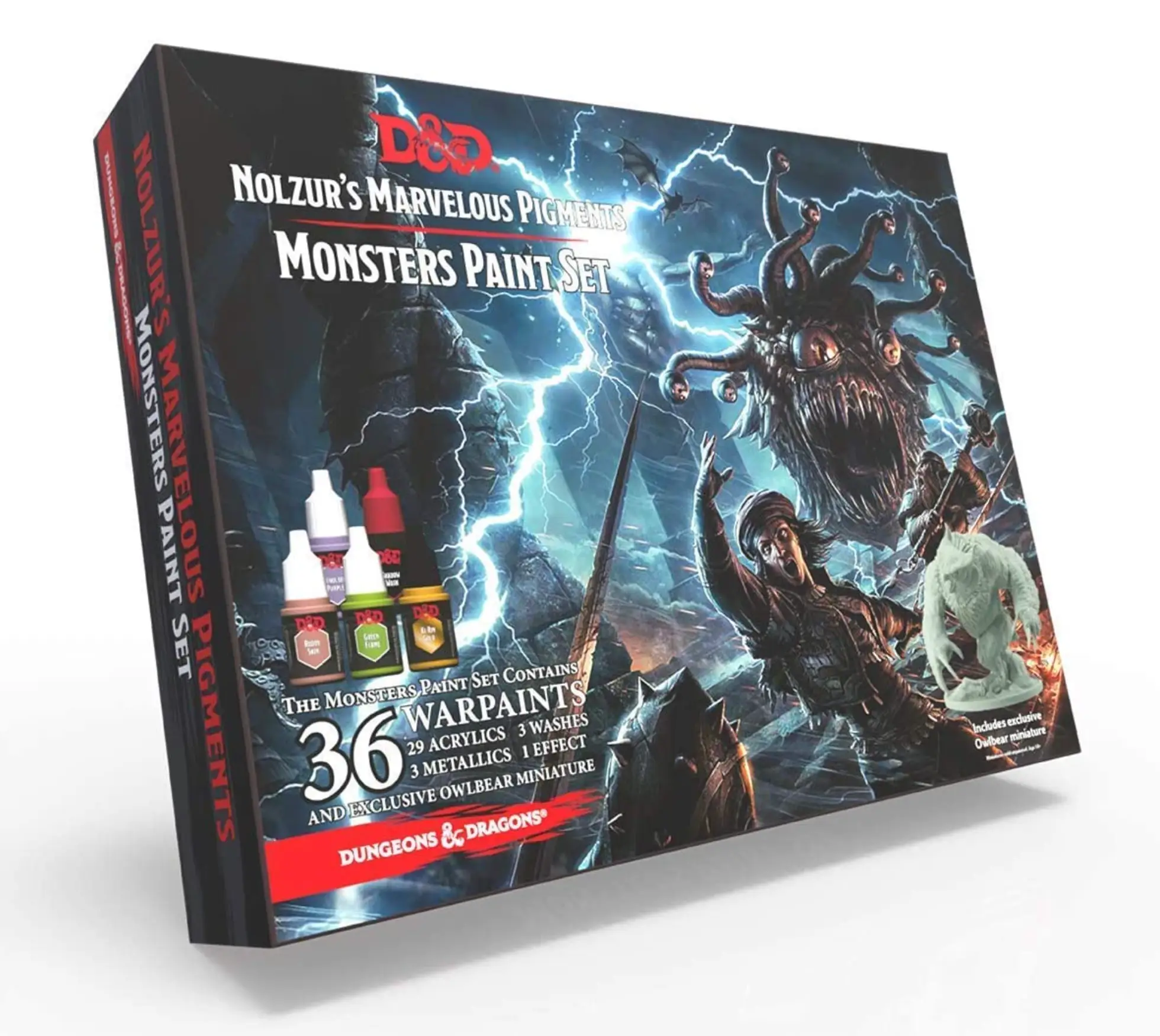 dungeons and dragons monsters paint set