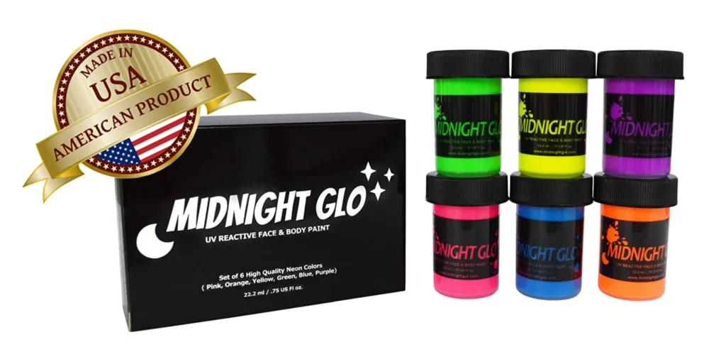 midnight glo black light paint