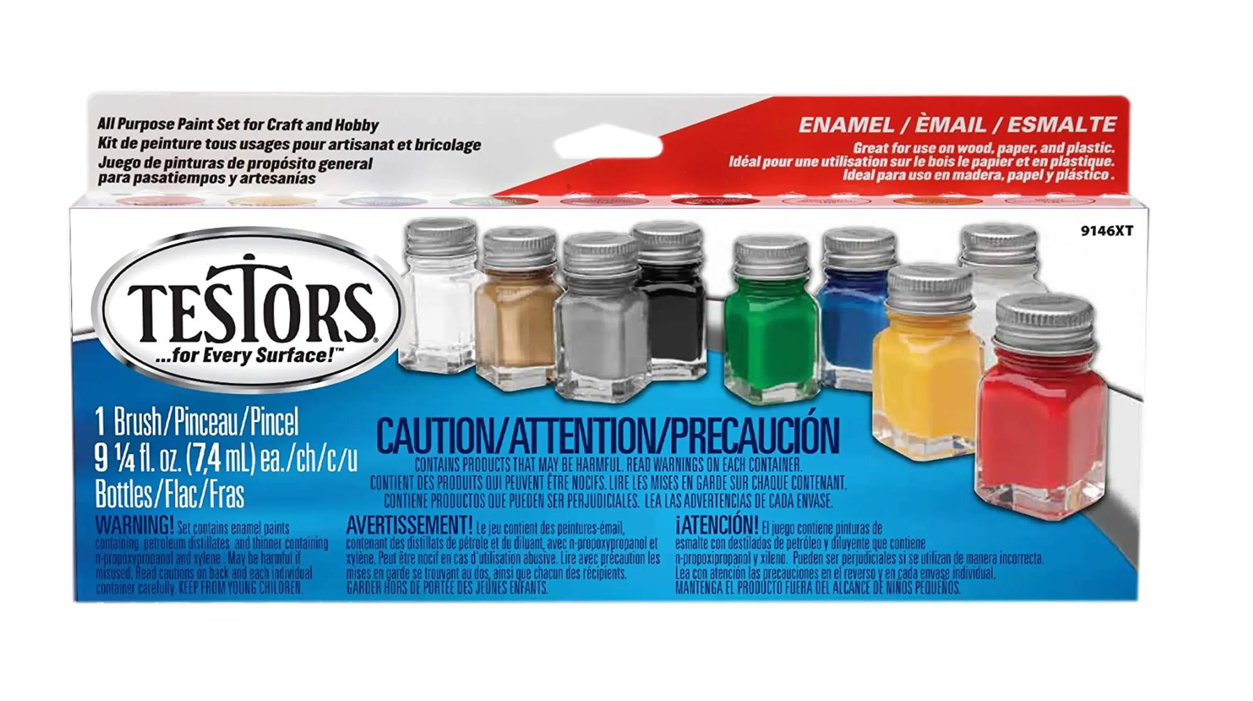 testors 9146xt enamel paint set