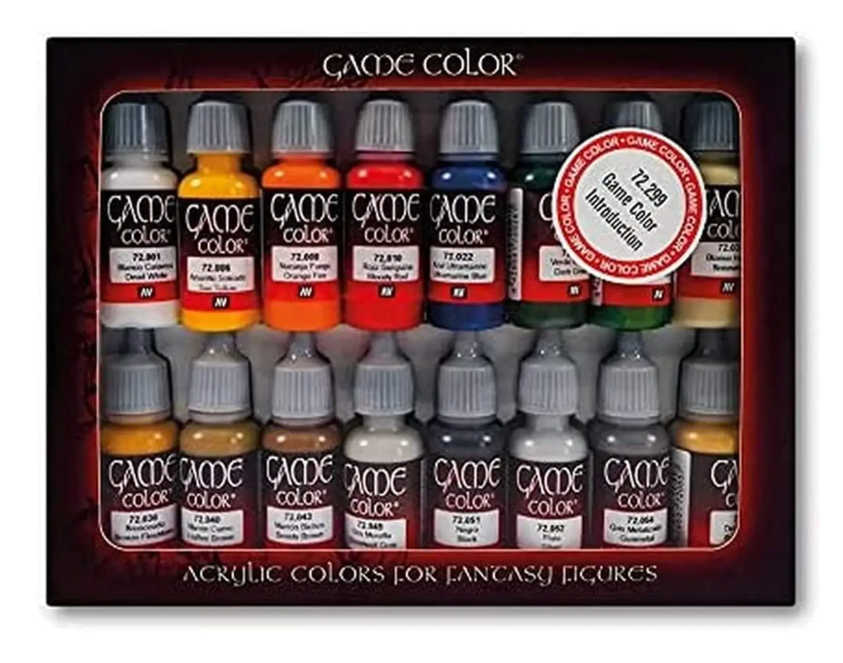 vallejo basic paint set