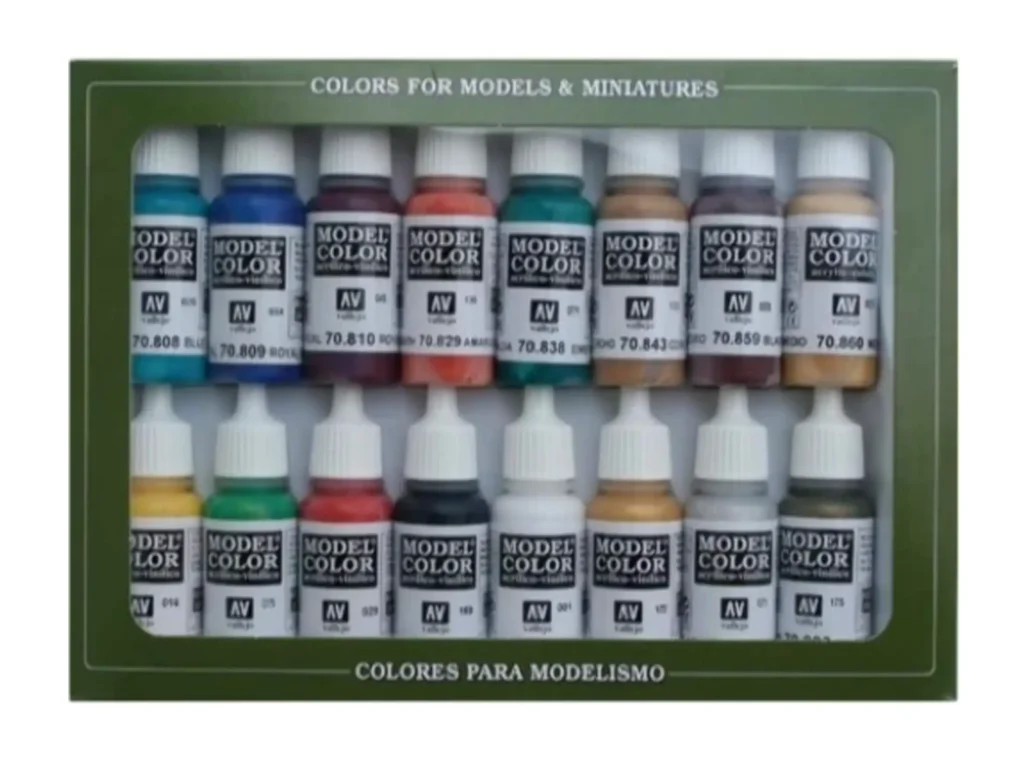 vallejo medieval colors paint set