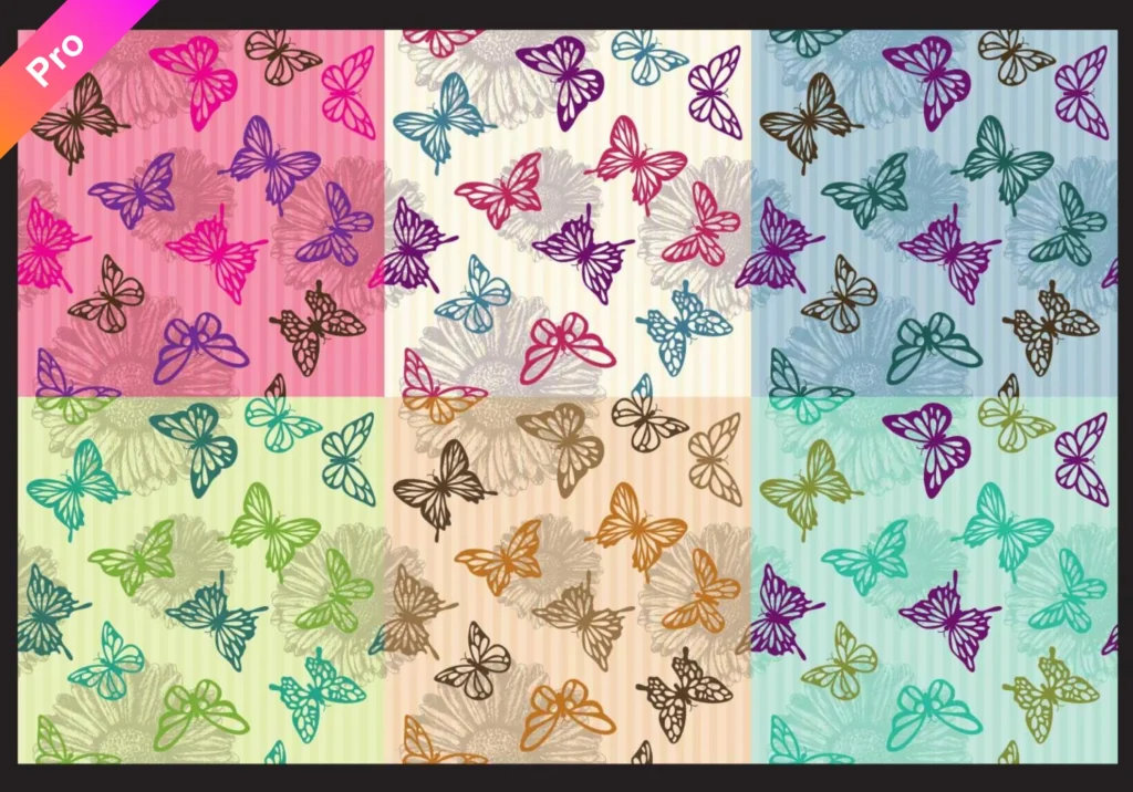 vintage butterfly patterns
