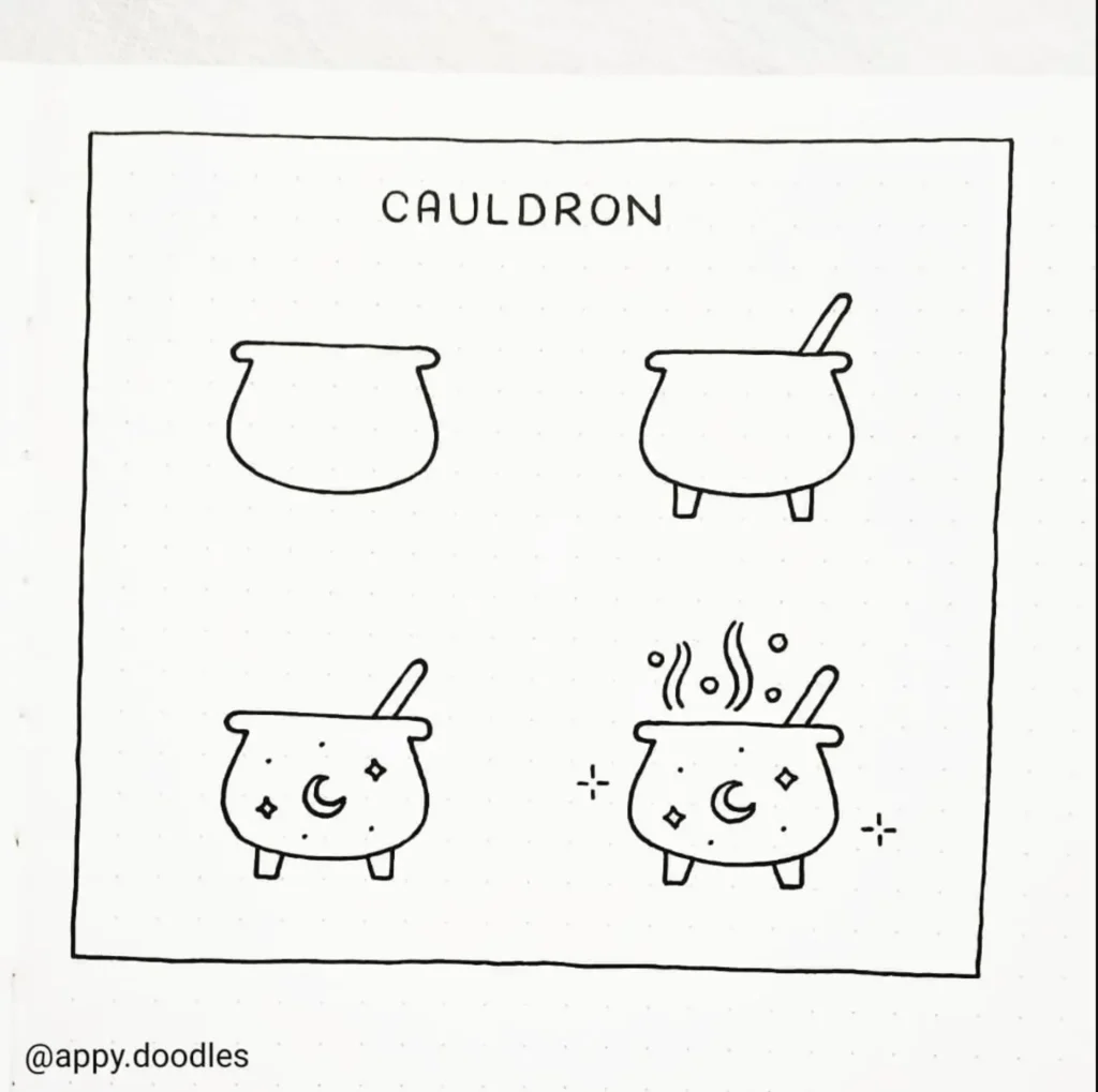 cauldron doodle