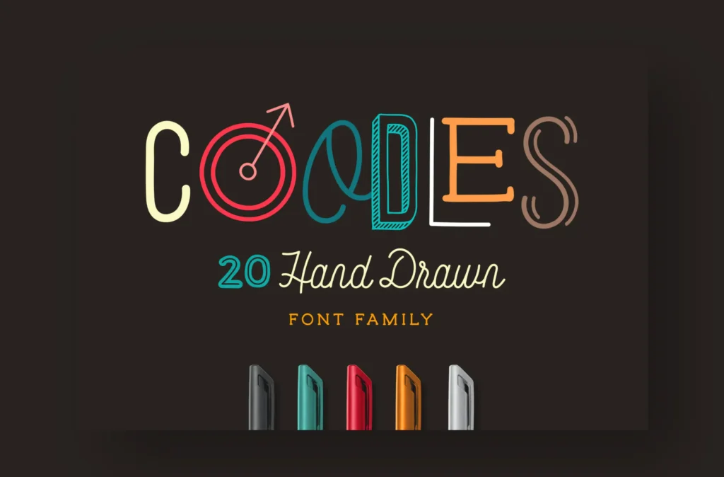 coodles hand drawn font