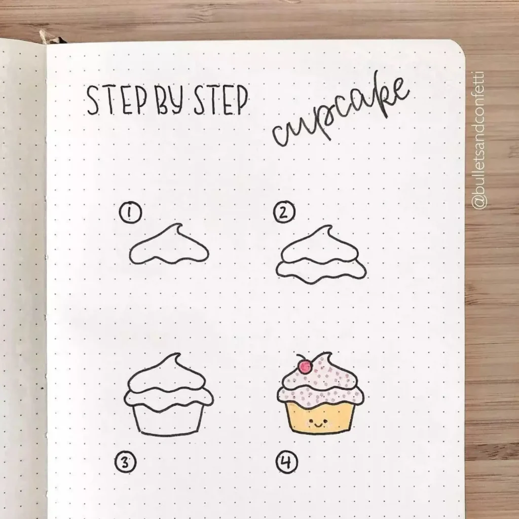 cupcake doodle