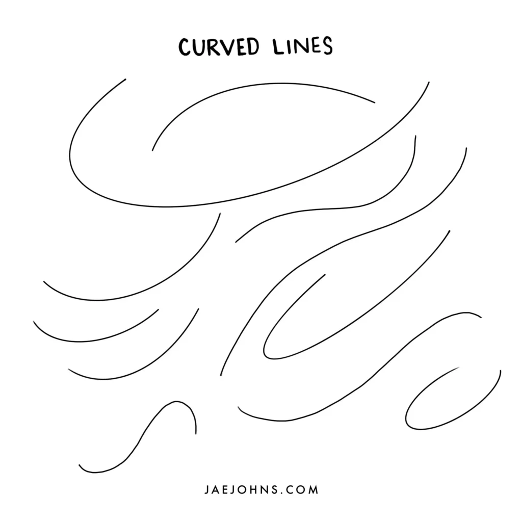 curved lines