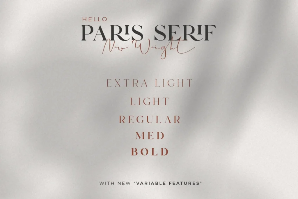 hello paris font