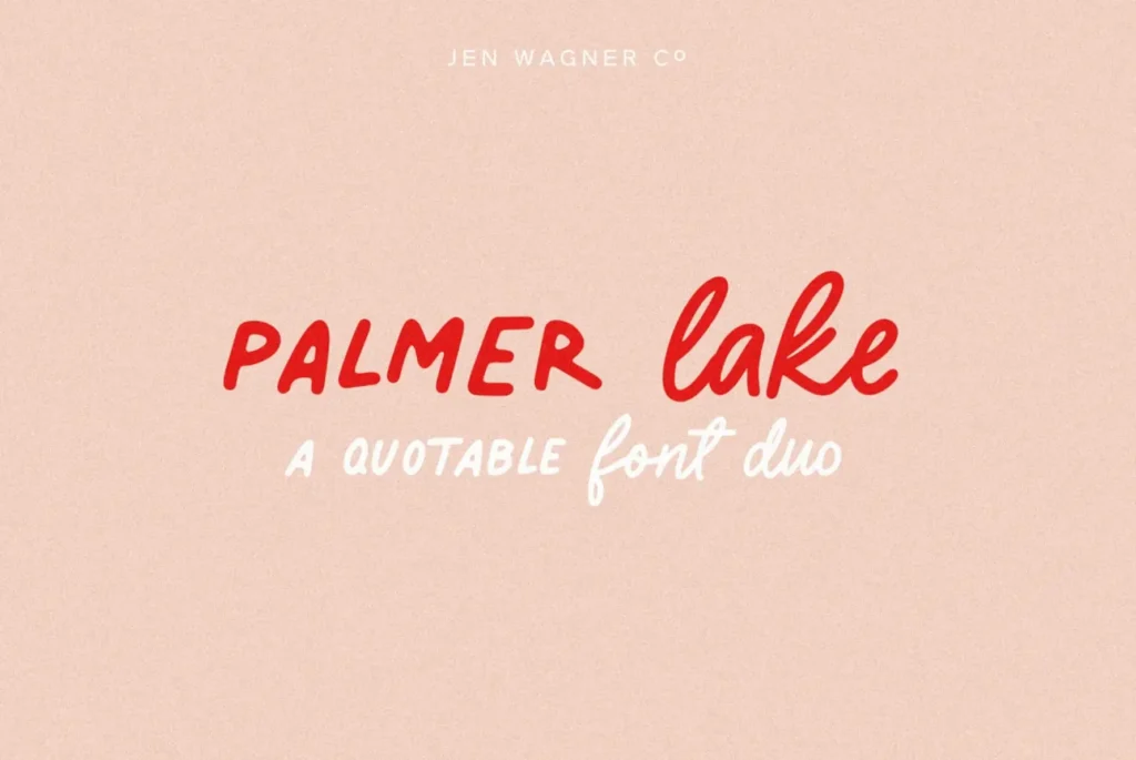 palmer lake font