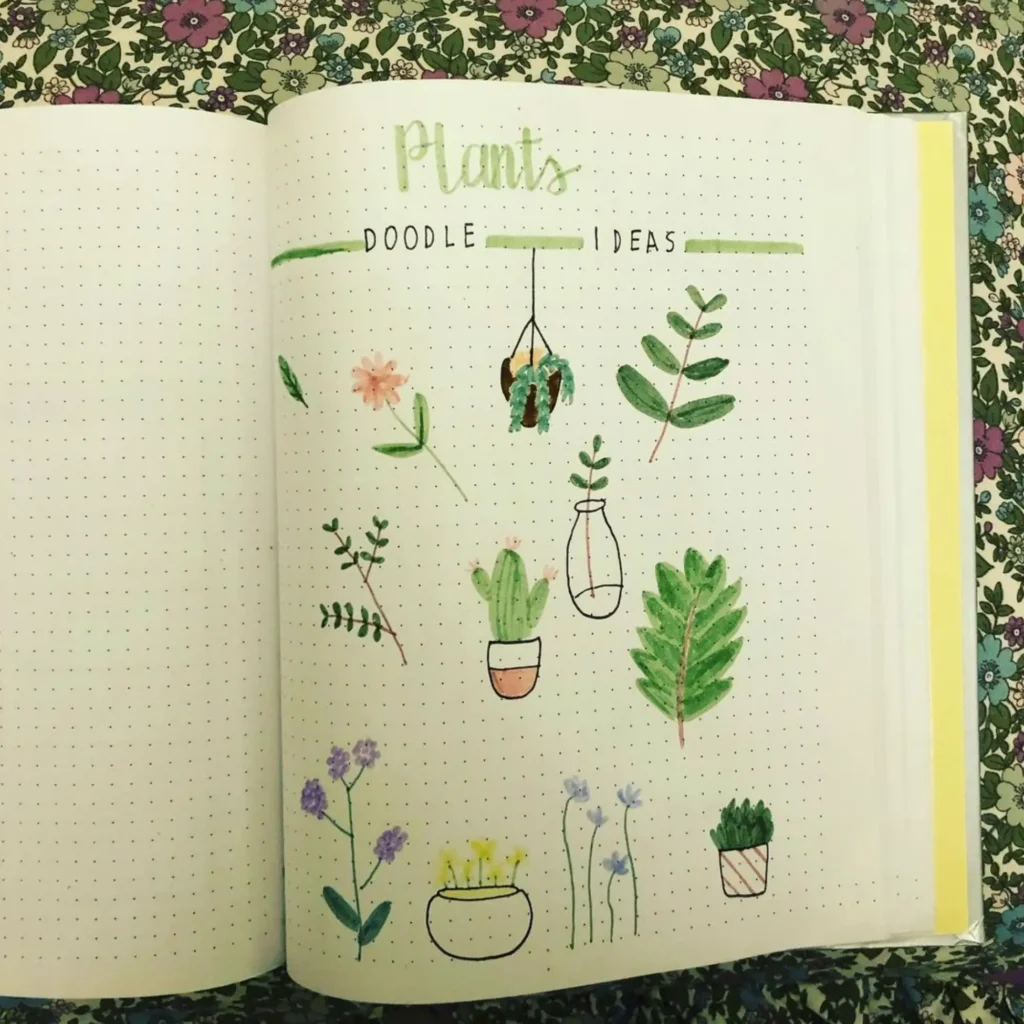 plant doodles