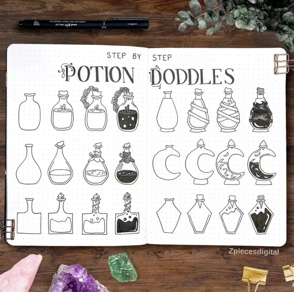 potion doodles