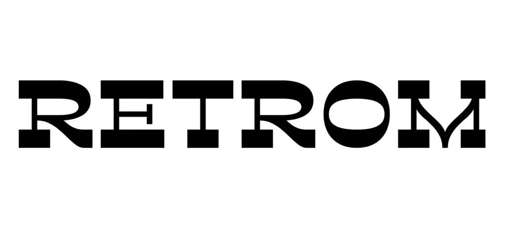 retroman font