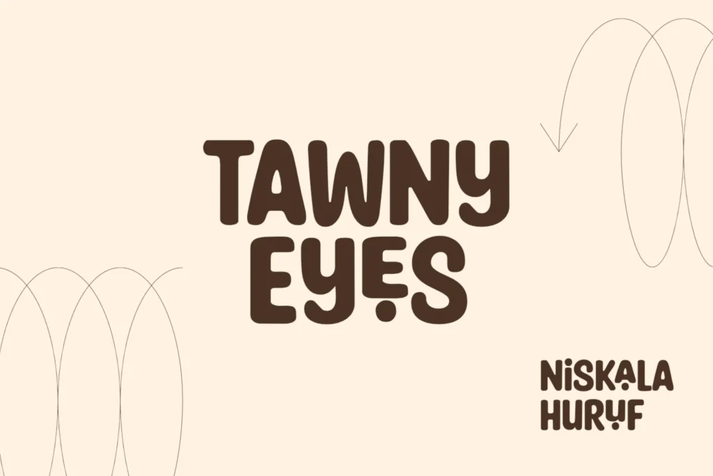 tawny eyes font