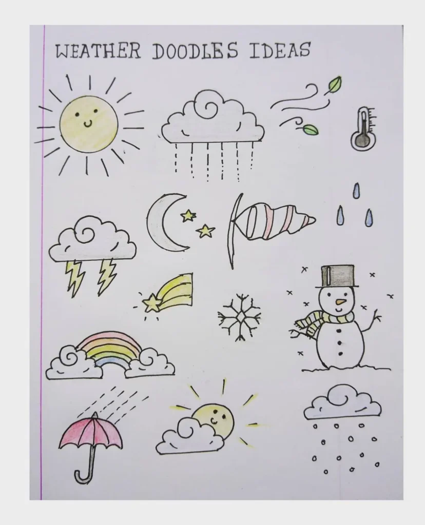 weather doodles