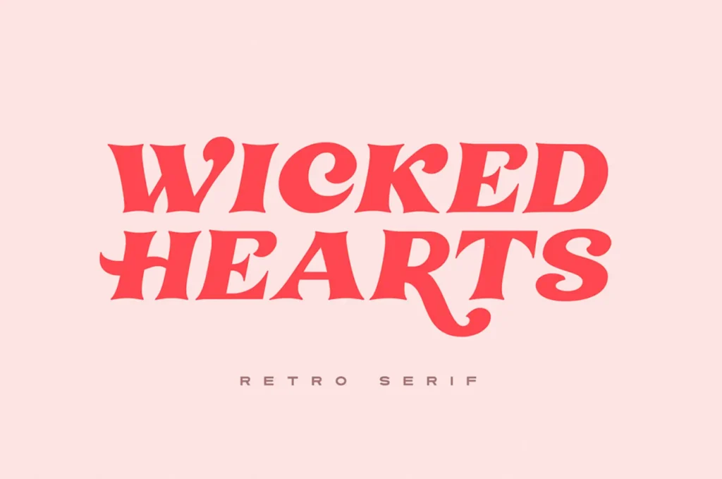 wicked hearts font