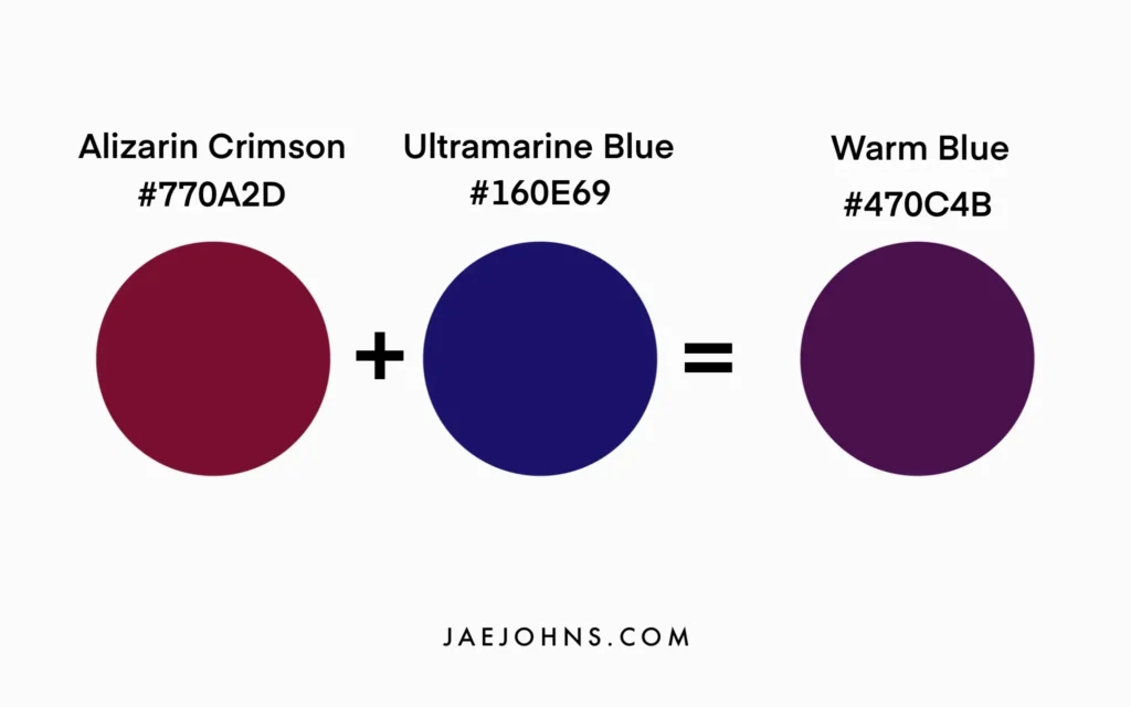 warming ultramarine blue