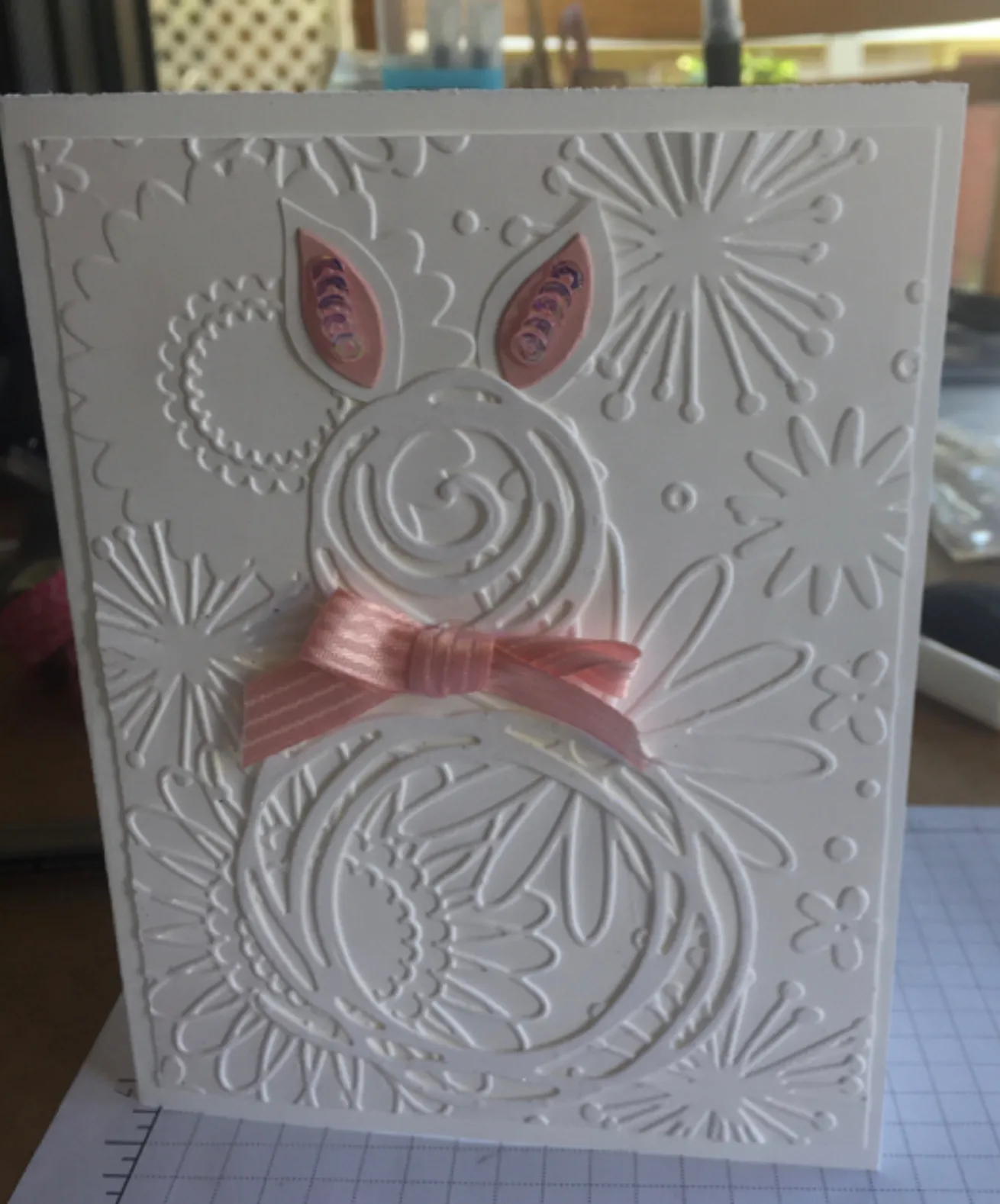 abstract easter card