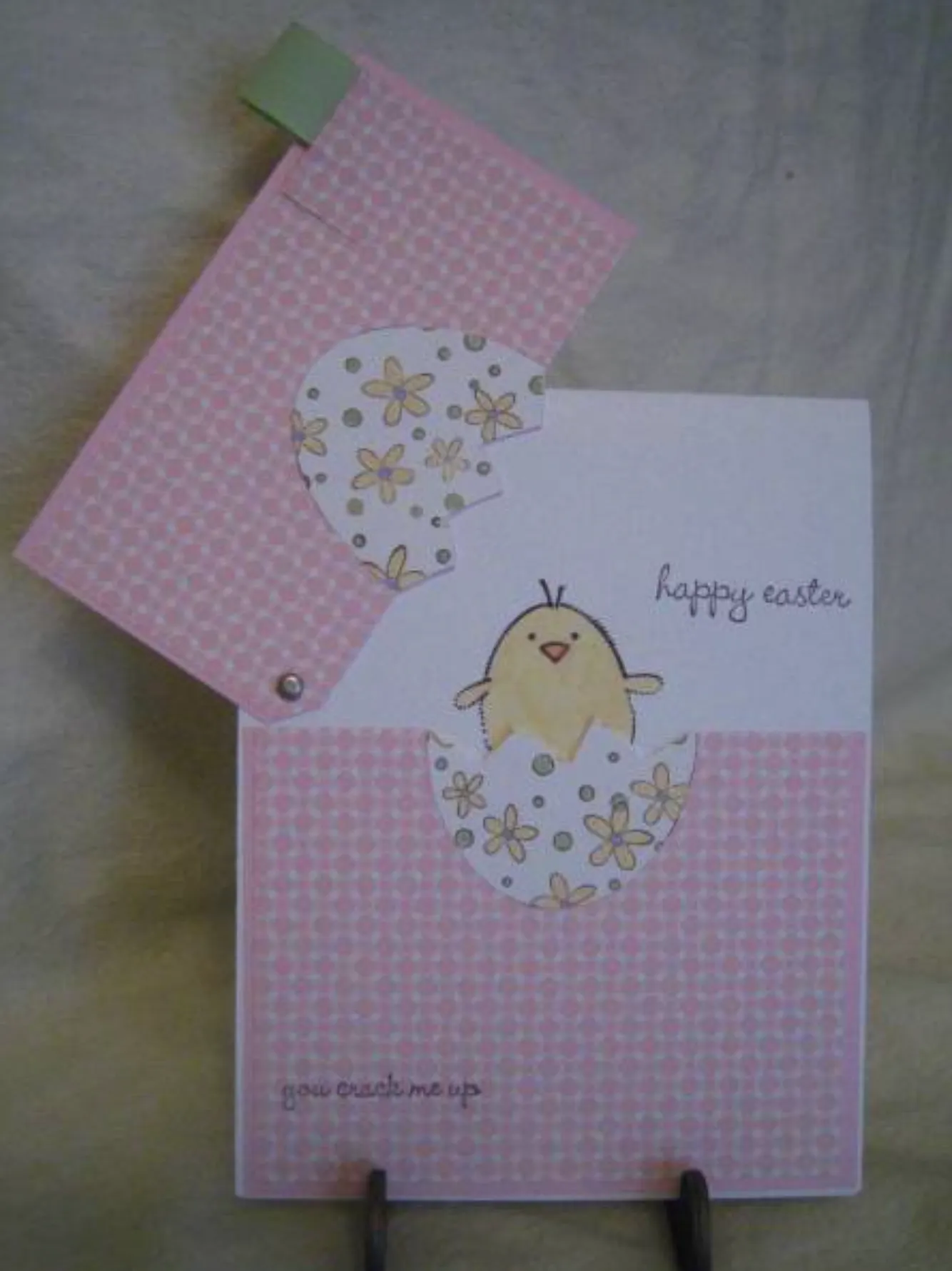 cracked egg easter card