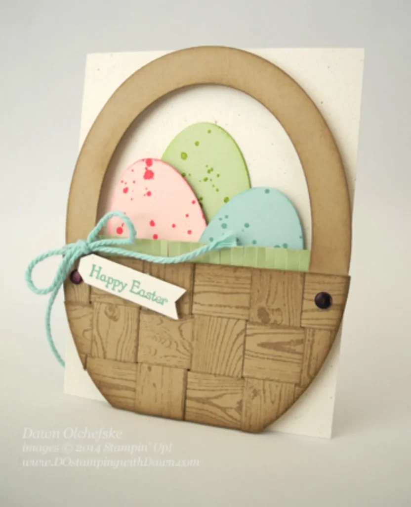 easter basket easter card