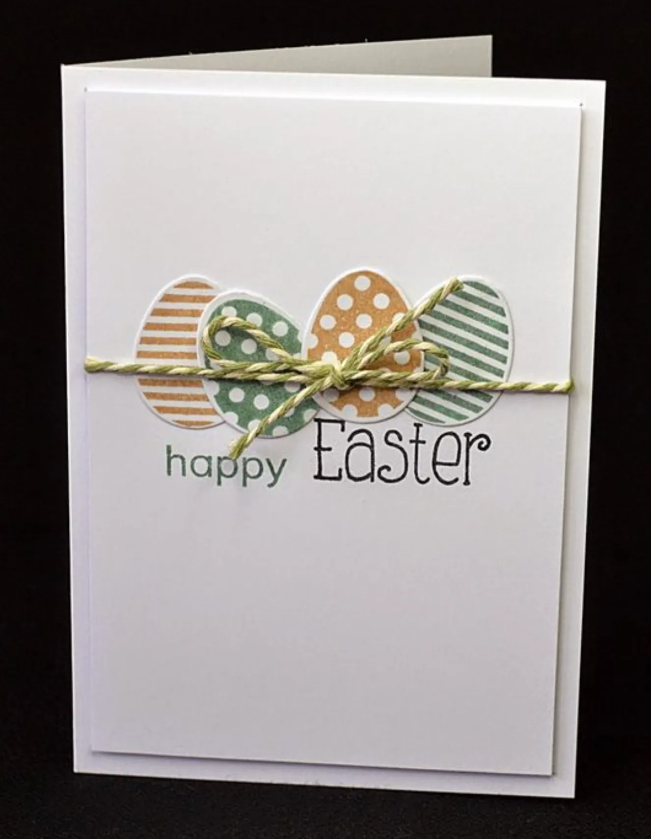 easter card using string