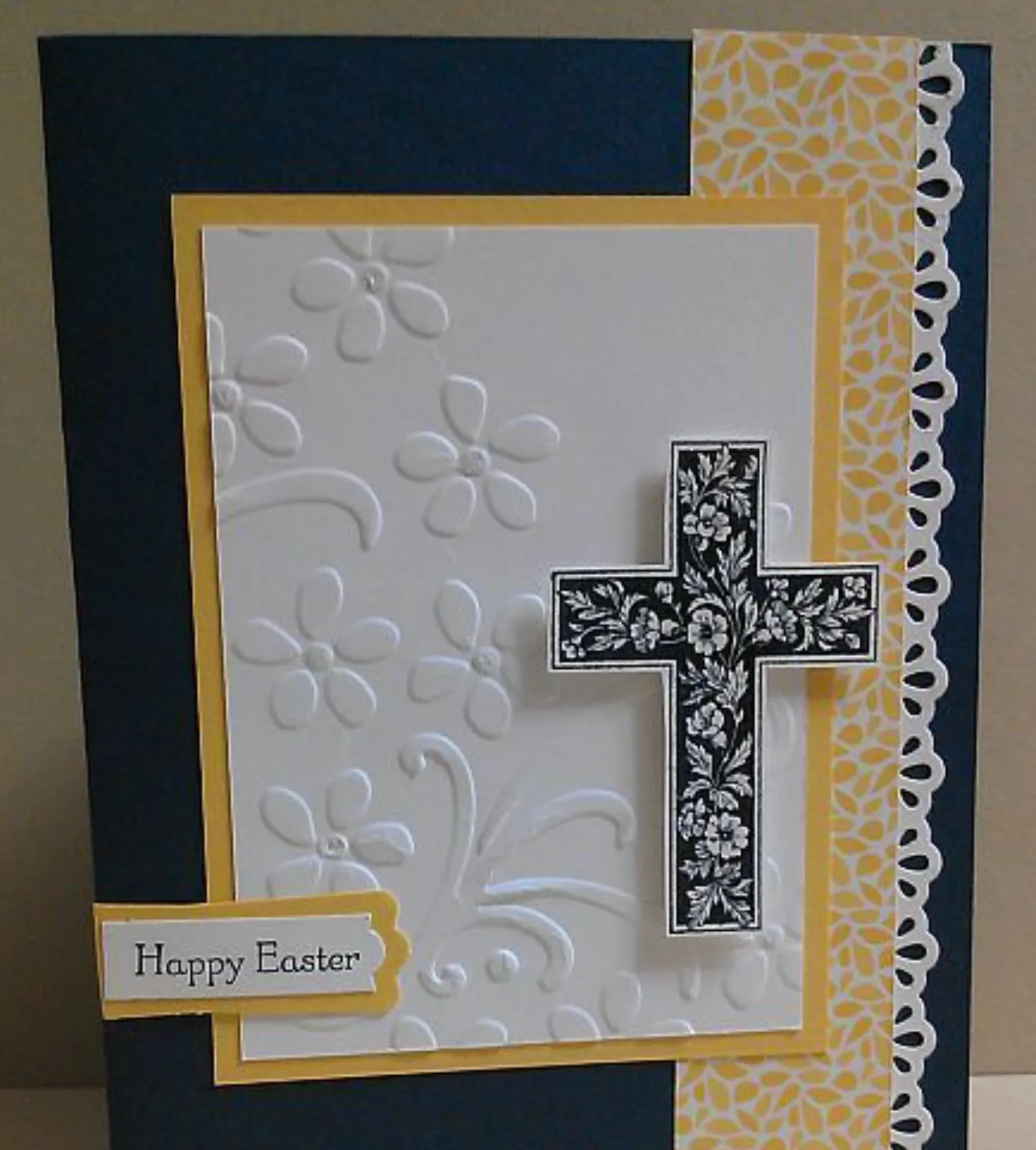 easter card with cross