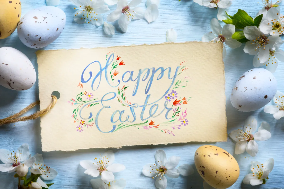 happy easter tag