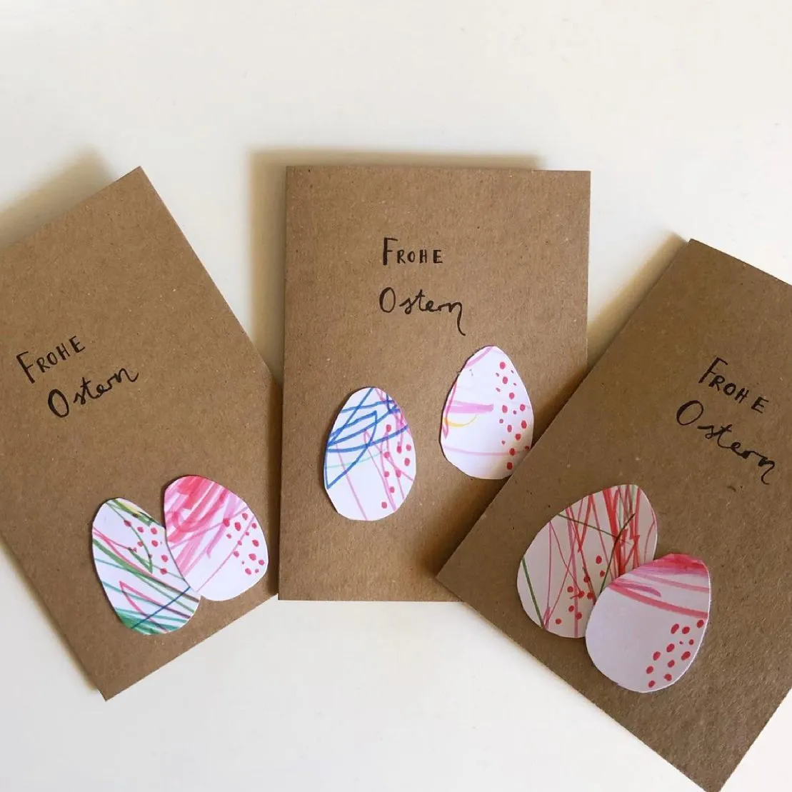 recycled card stock easter cards