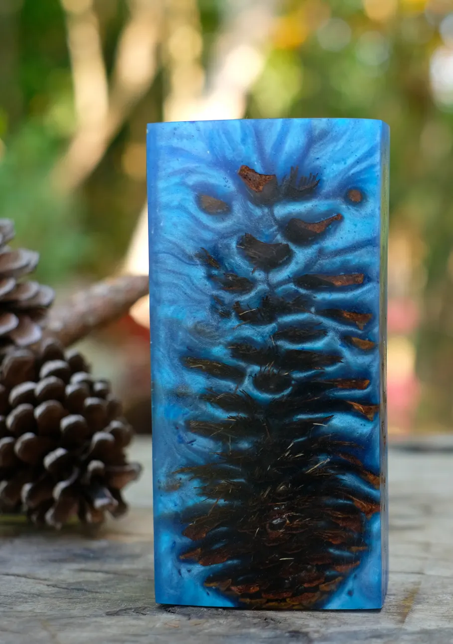 casting epoxy resin or pine