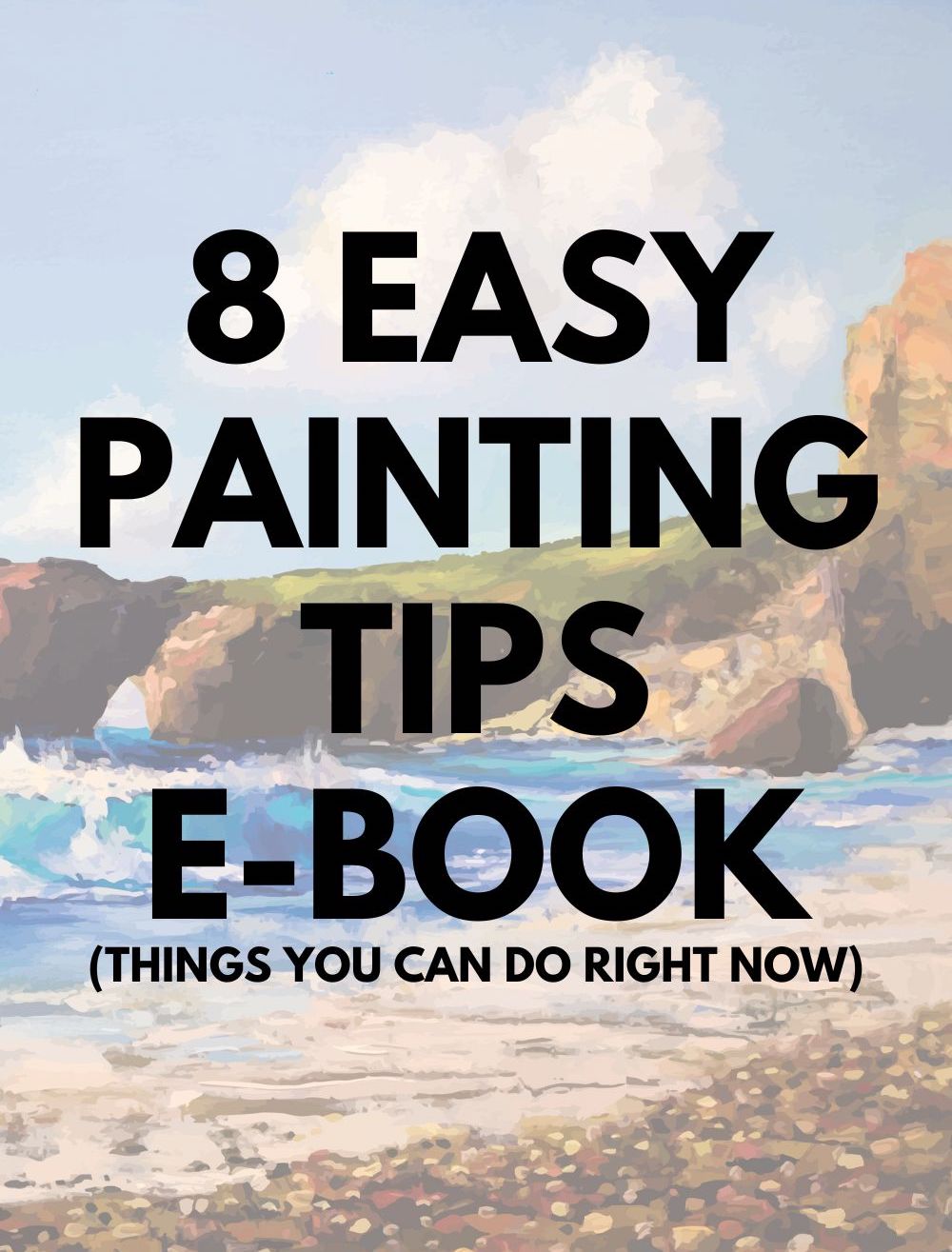 painting tips ebook poster