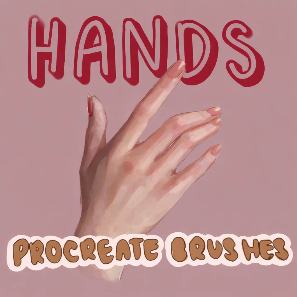 free procreate hands brush set