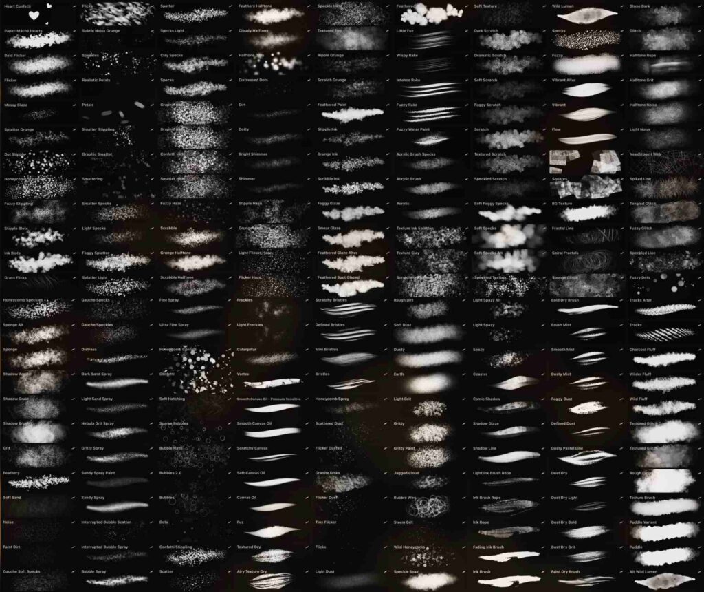 procreate texture brushes by hyde