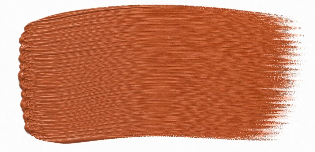 rust brown paint swatch